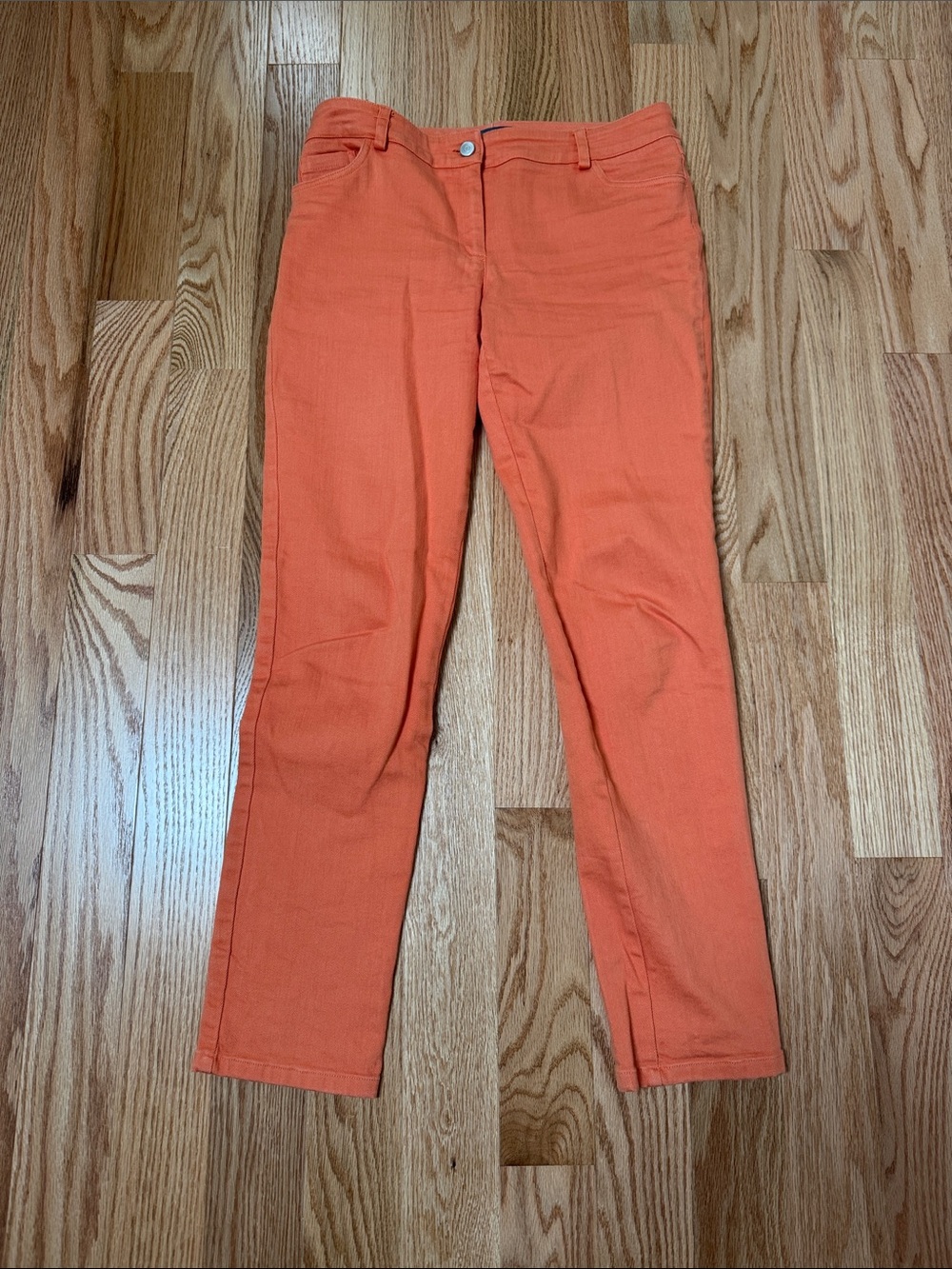 Elliott Lauren Straight-Leg Jeans in Salmon EUC Size 6